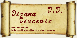 Dijana Divčević vizit kartica
